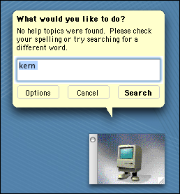 Searching for kern in PPT help